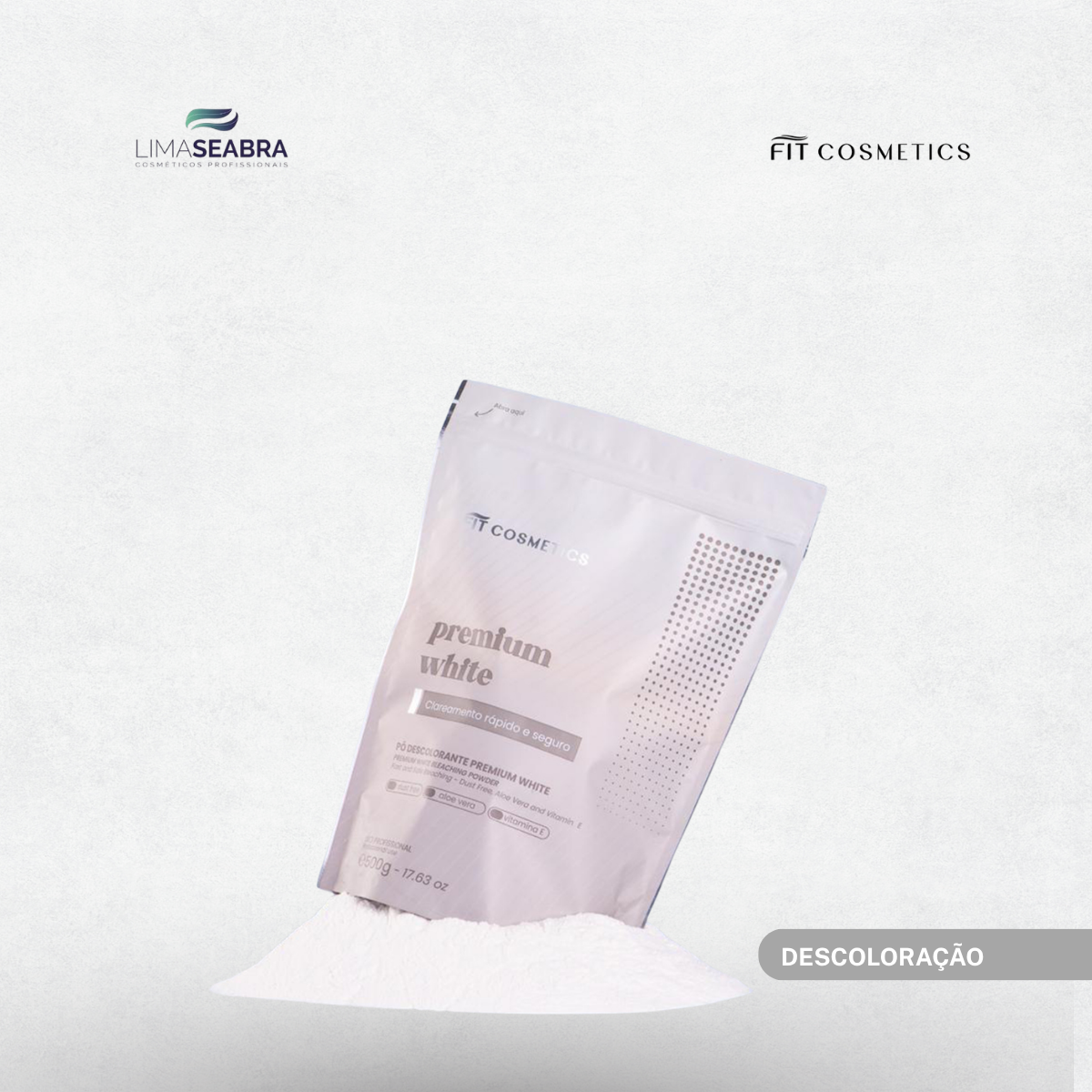 PO DESCOLORANTE PREMIUM WHITE 500g - Imagem 2
