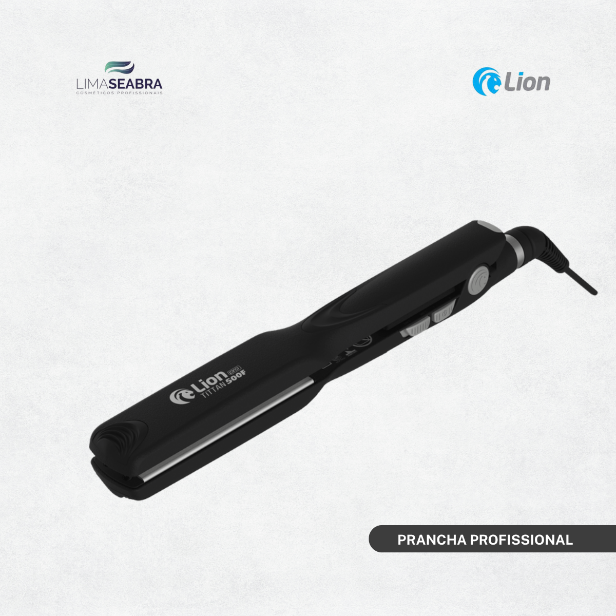 PRANCHA PROFISSIONAL PARA PROGRESSIVA | LION TITTAN 500F - BIVOLT - PRETO