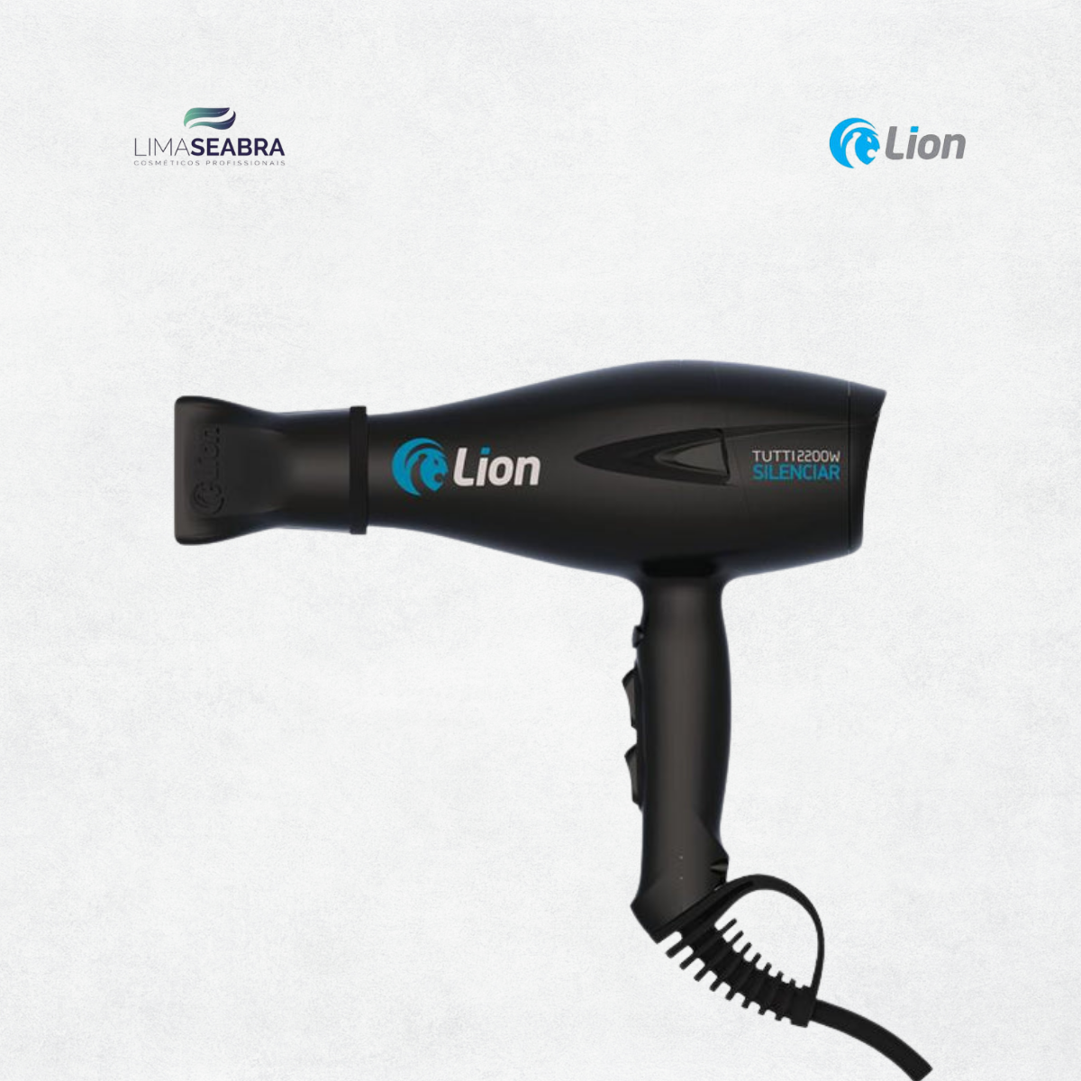 SECADOR PROFISSIONAL LION | TUTTI SILENCIAR 2200W - 127V - PRETO - Imagem 2
