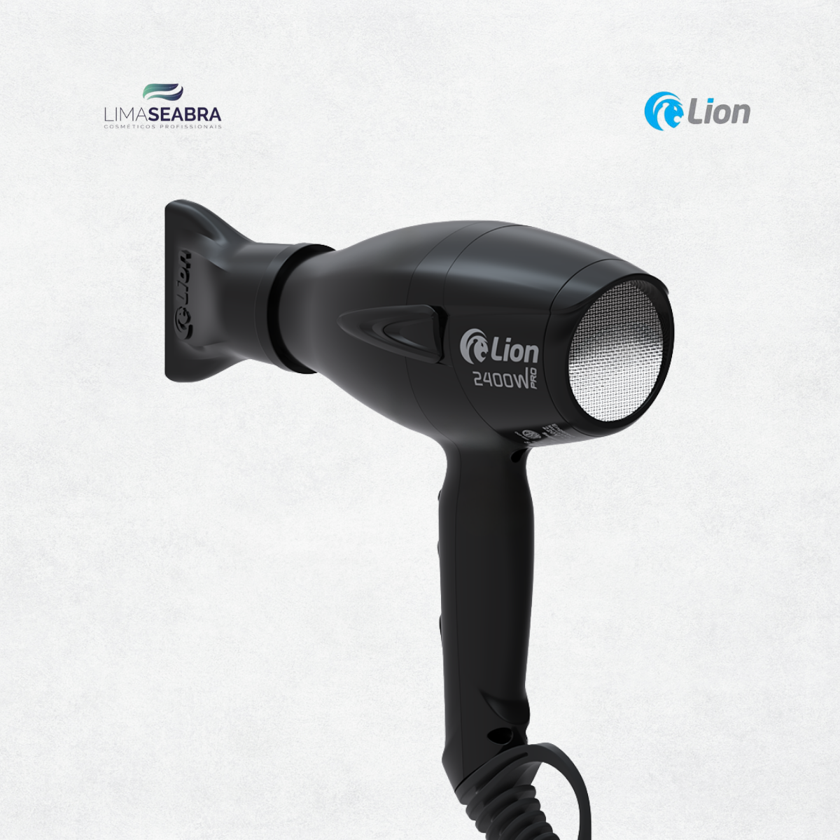 SECADOR PROFISSIONAL LION PRO 2400W - 127V - PRETO - Imagem 3