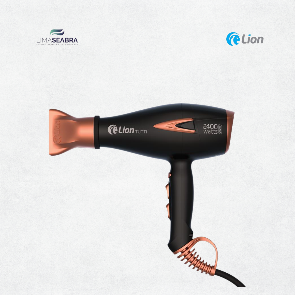 SECADOR PROFISSIONAL LION TUTTI 2400W - 127V - COBRE - Imagem 2