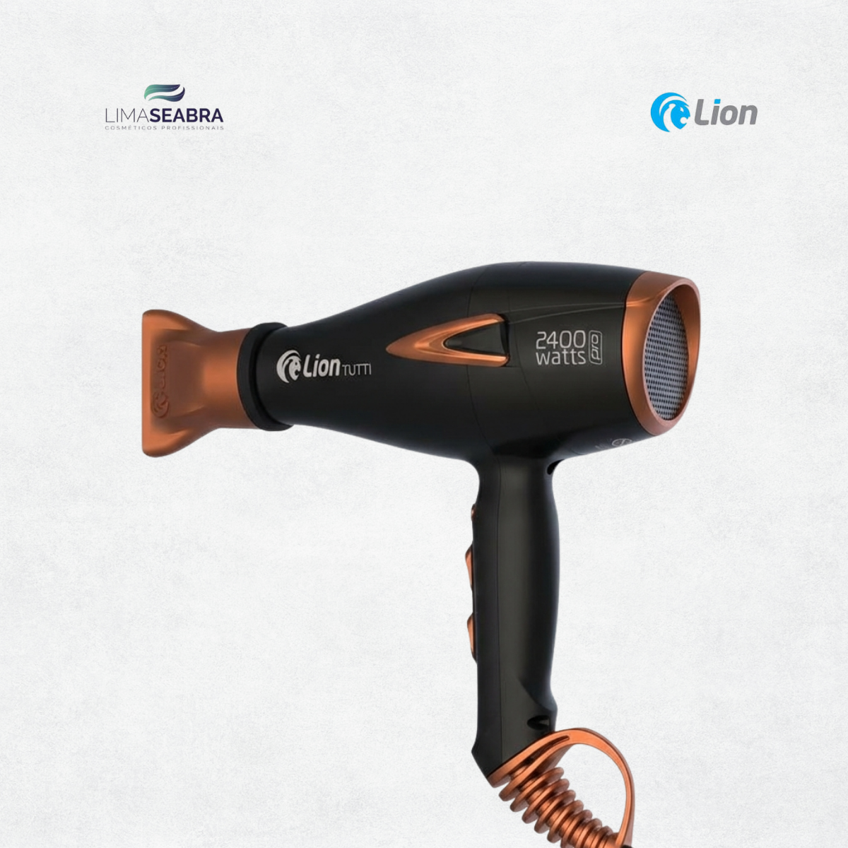 SECADOR PROFISSIONAL LION TUTTI 2400W - 127V - COBRE - Imagem 3