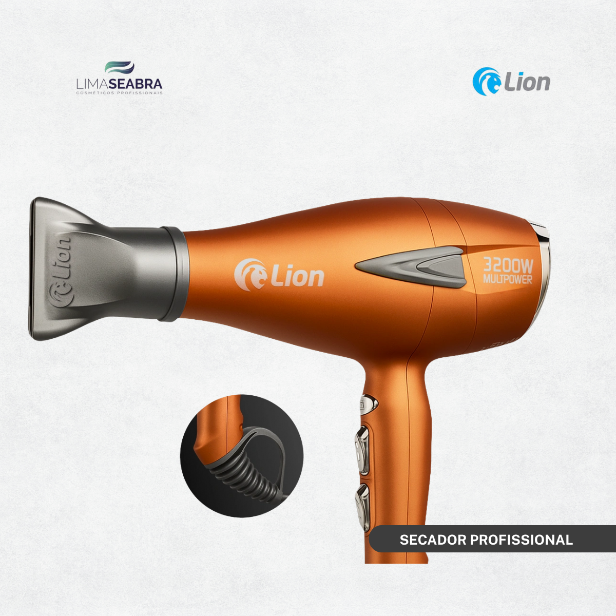 SECADOR LION MULTPOWER 3200W - 220V - COBRE FOSCO