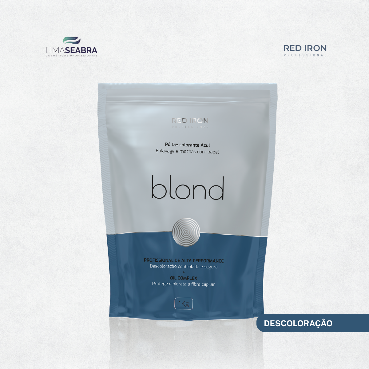 PO DESCOLORANTE BLOND 01KG AZUL