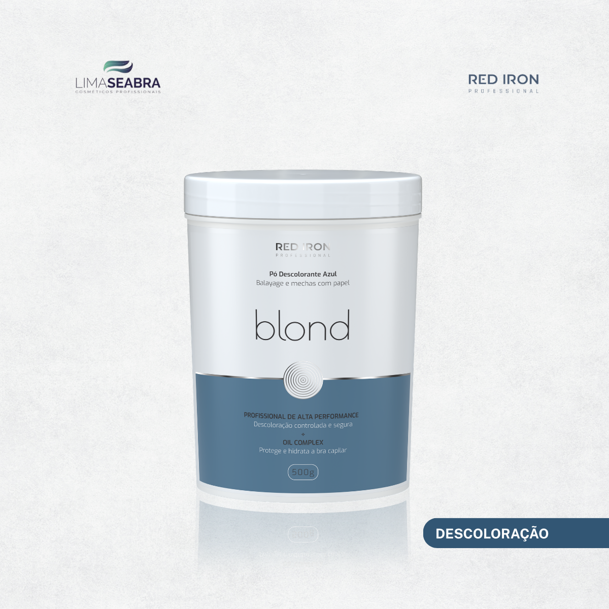 PO DESCOLORANTE BLOND 500G AZUL